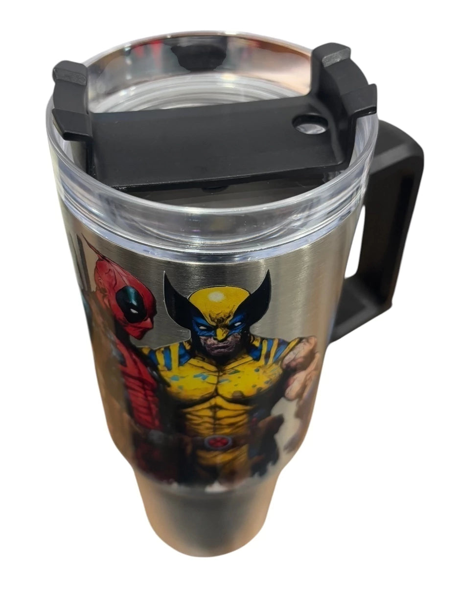 Termo de acero inoxidable Fartmex color plata