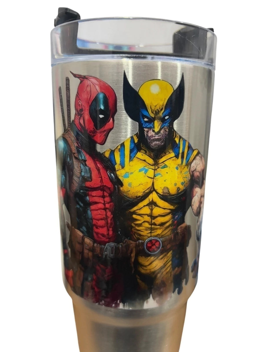 Termo de acero inoxidable Fartmex color plata