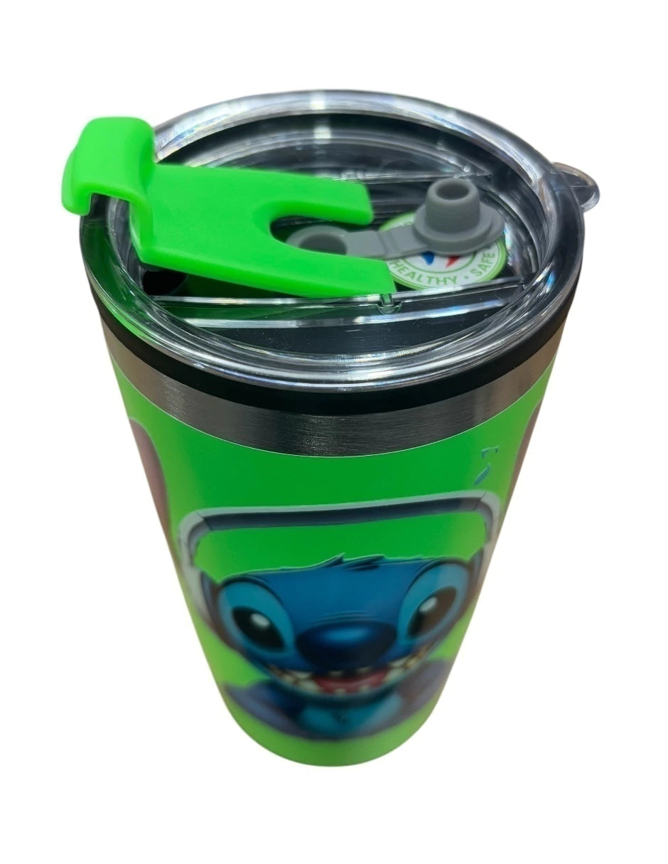 Termo de plástico Macarena Brand color verde fosforecente