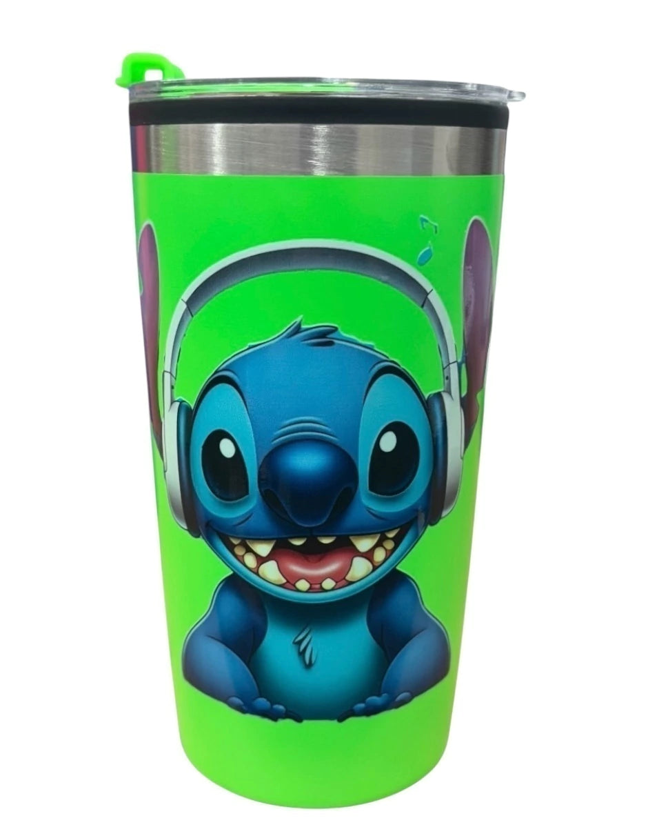 Termo de plástico Macarena Brand color verde fosforecente