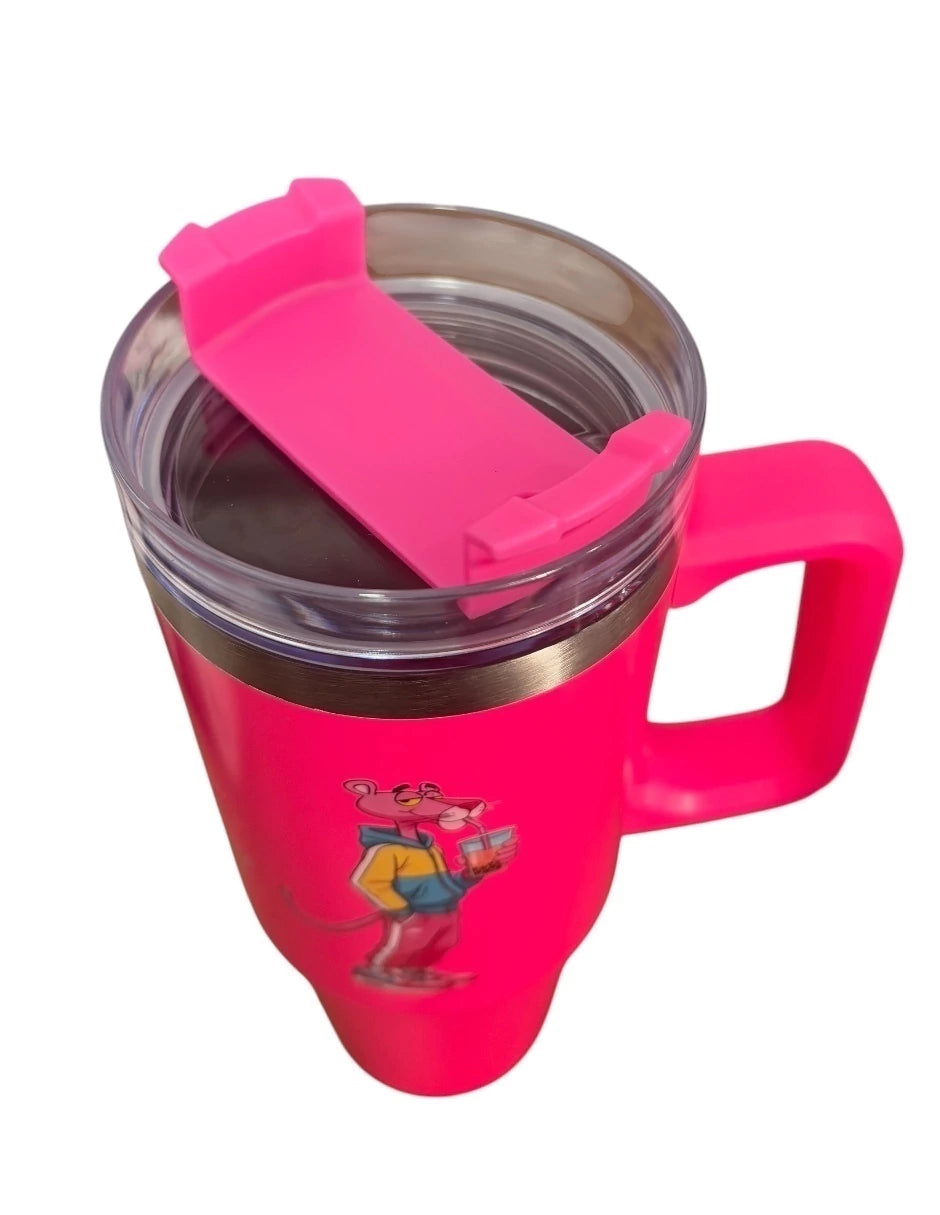 Termo de acero inoxidable Fartmex color fucsia