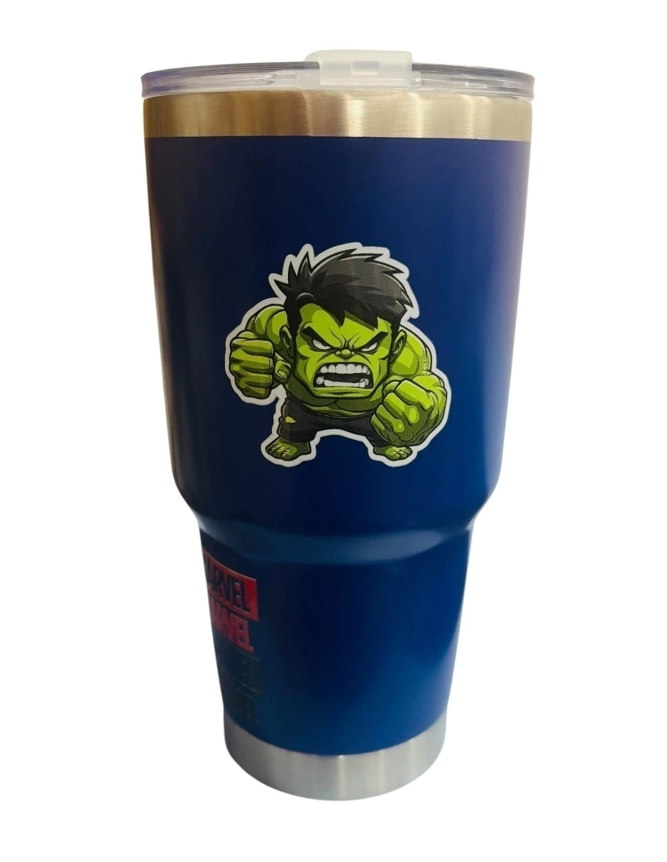 Termo de acero inoxidable Fartmex color Azul Marvel