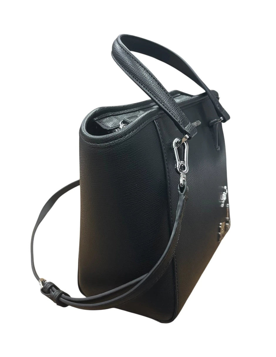 Bolsa Tote Karl Lagerfeld color negro con asa desmontable y ajustable