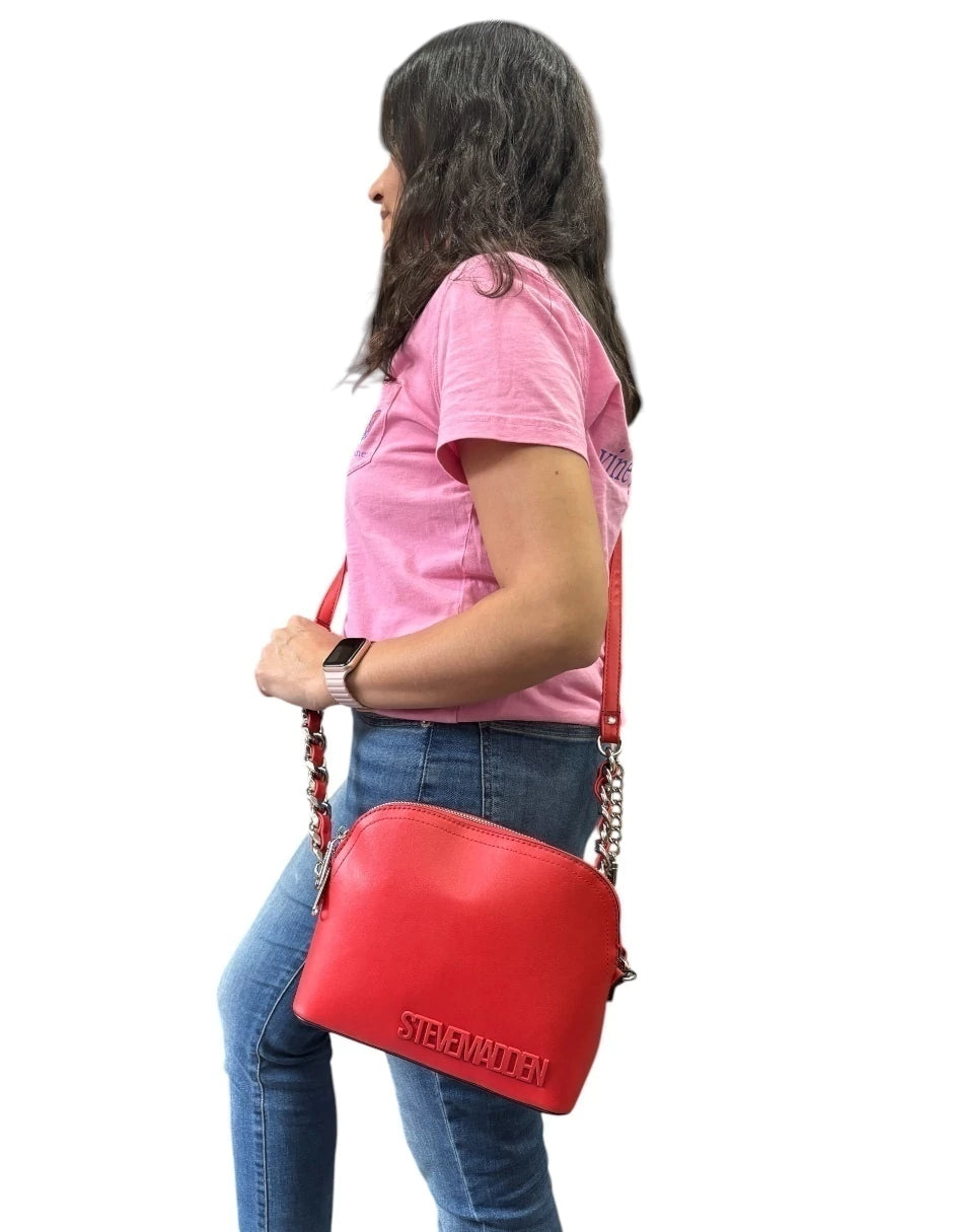 Bolsa Steve Madden Crossbody color ladrillo