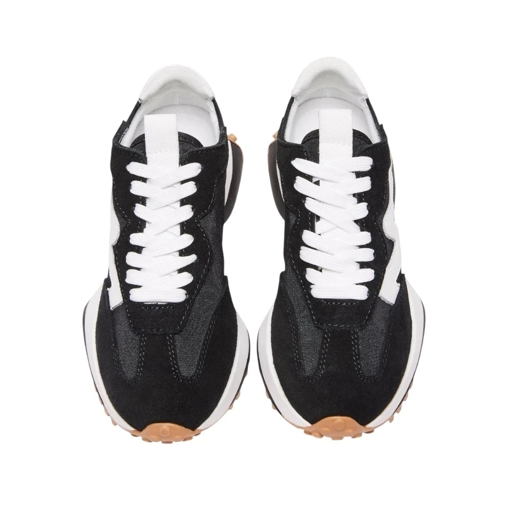 Tenis Steve Madden para mujer, Modelo campo color negro con blanco
