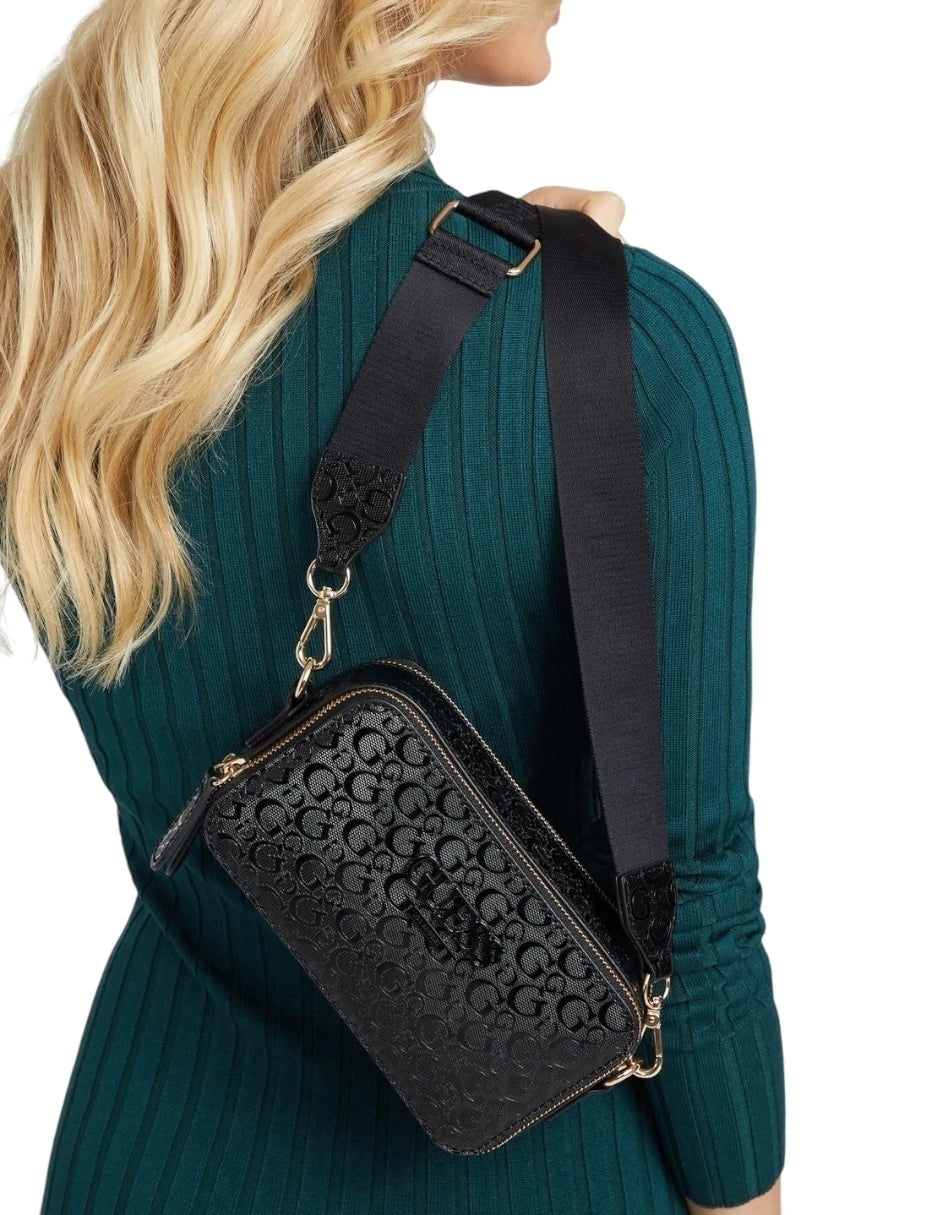 Bolsa Crossbody Mini color negra Guess