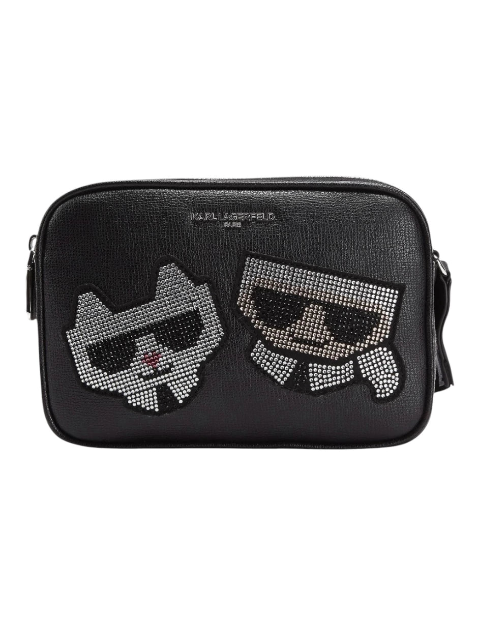 Bolsa crossbody Stella para mujer colo negro Karl Lagerfeld