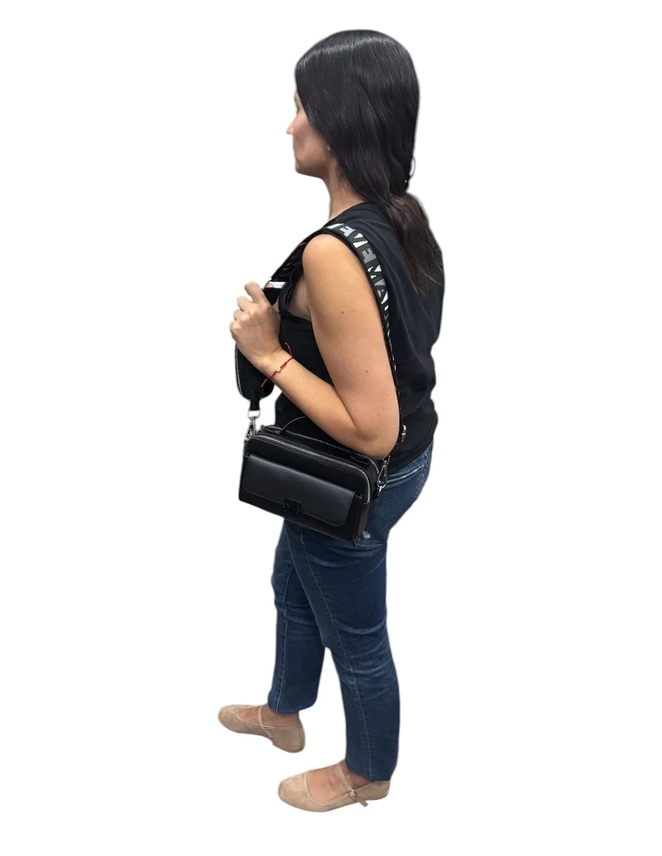 Bolsa Crossbody Bkirsten Steve Madden color negro