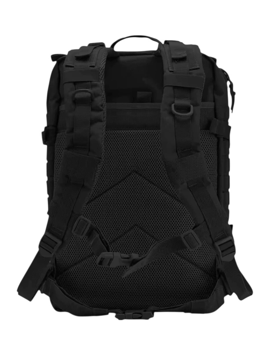 Mochila de gran capacidad XL color negra de nylon con poliester