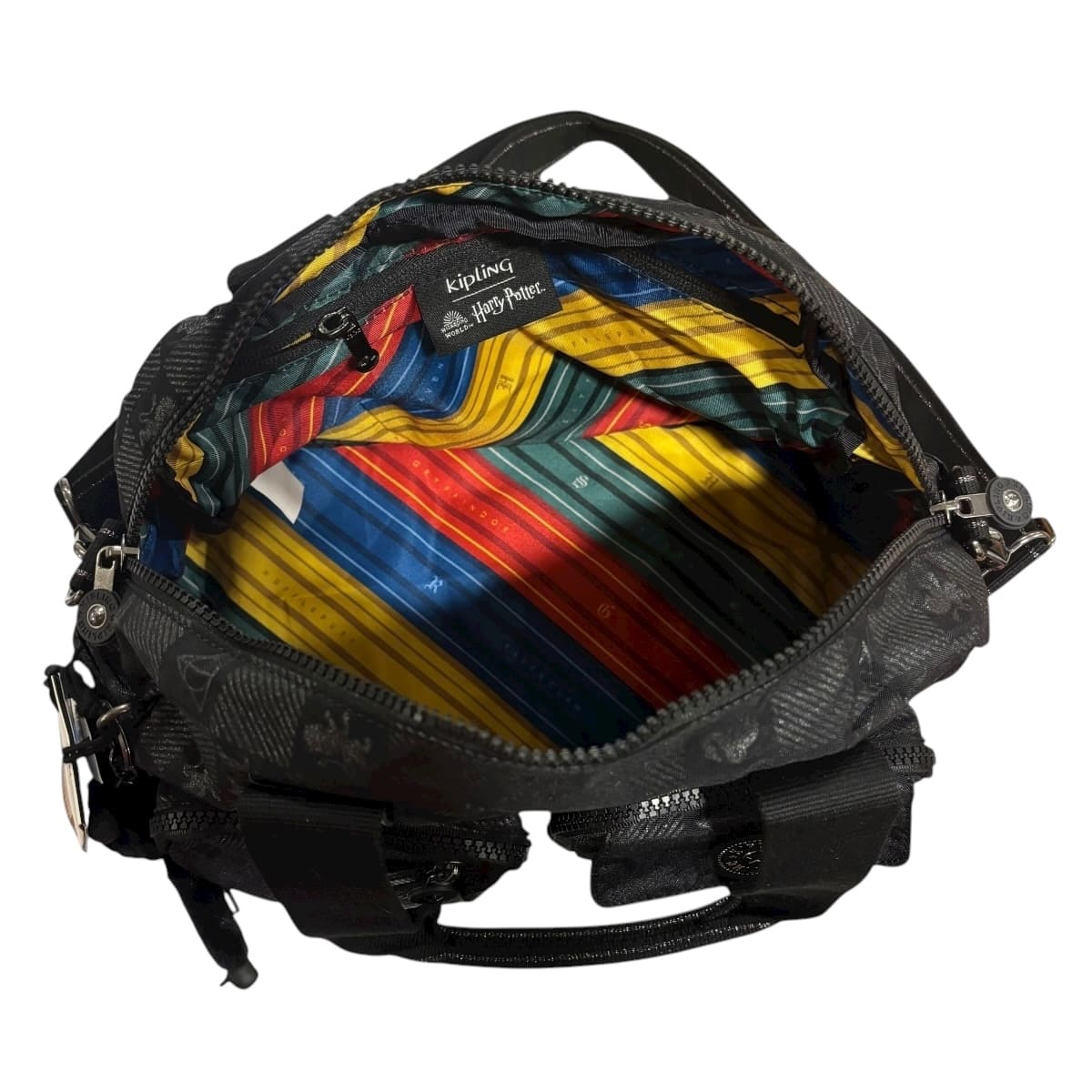 Bolsa Crossbody Kipling Color Gris Oscuro Defea Edición Especial Harry Potter