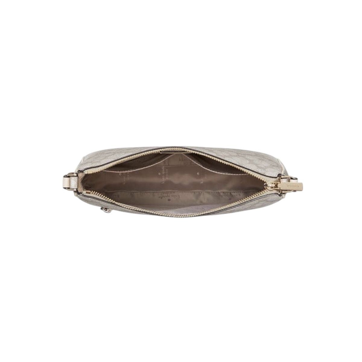 Bolsa Bandolera Grande Kate Spade Color Beige Con Diseño De Flor