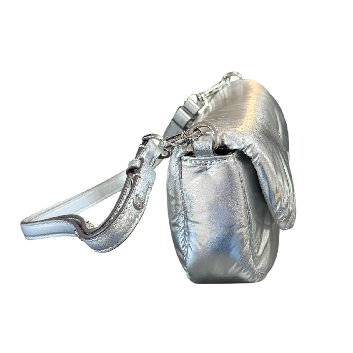 Bolsa Crossbody Tory Burch Britten Plateado