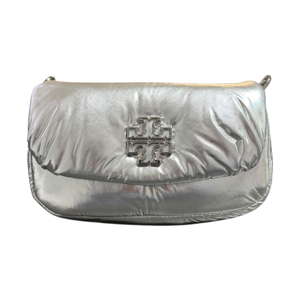 Bolsa Crossbody Tory Burch Britten Plateado