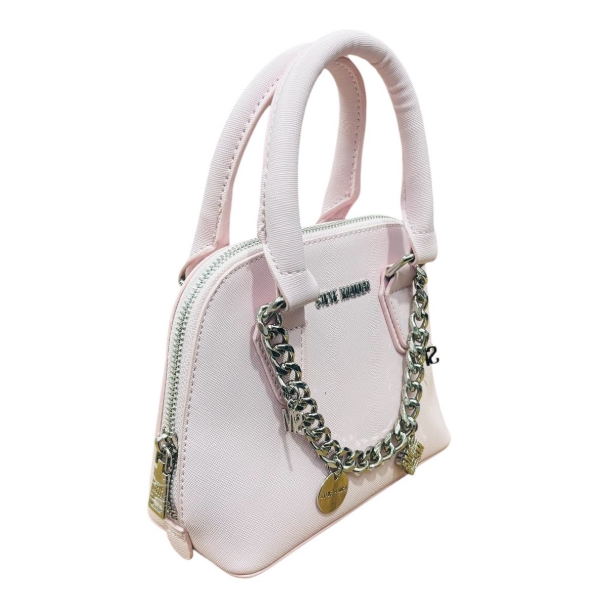 Bolsa Mini Crossbody Steve Madden Color Rosa Nylon con Asa Ajustable