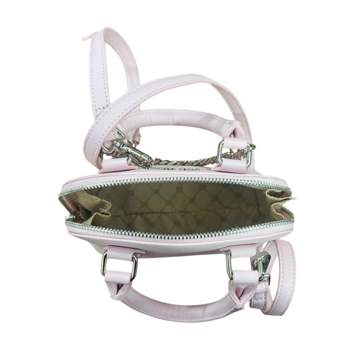 Bolsa Mini Crossbody Steve Madden Color Rosa Nylon con Asa Ajustable