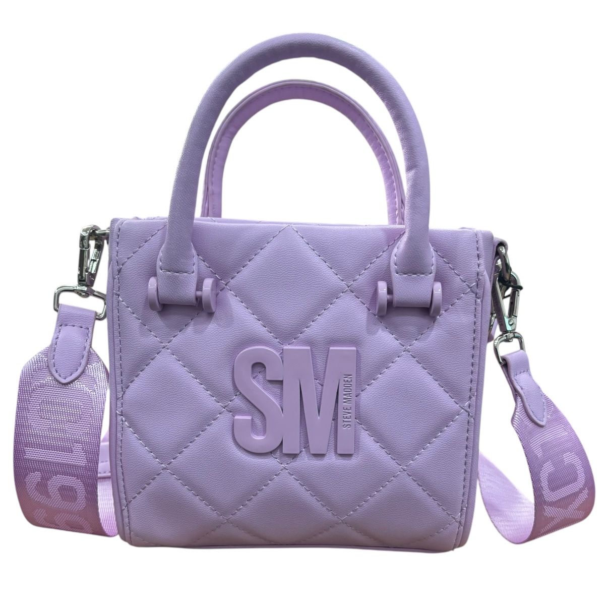 Mini Tote Steve Madden Color Lila con Monedero