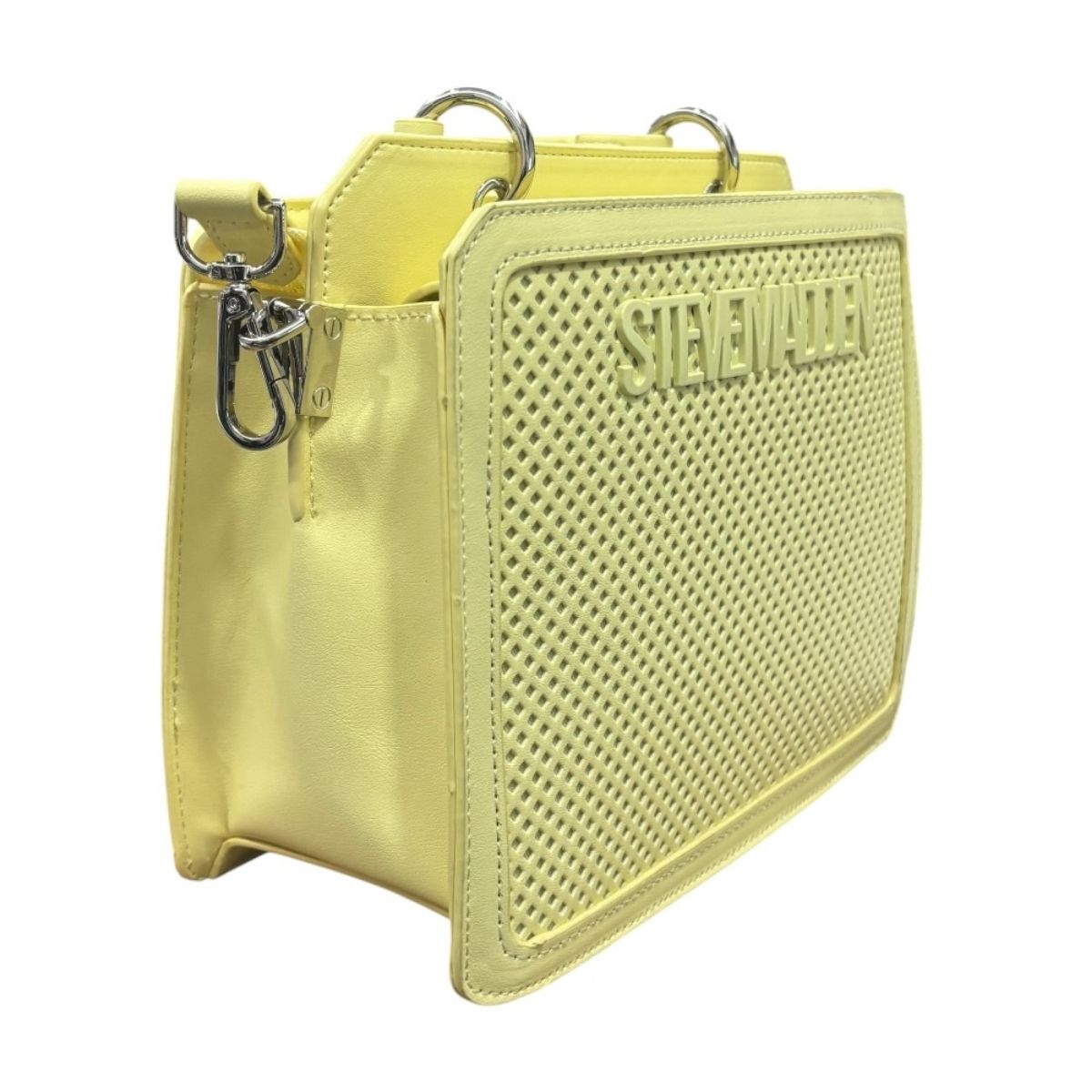 Bolsa Shoulder Steve Madden Color Amarillo Bevelyn Perf con Monedero