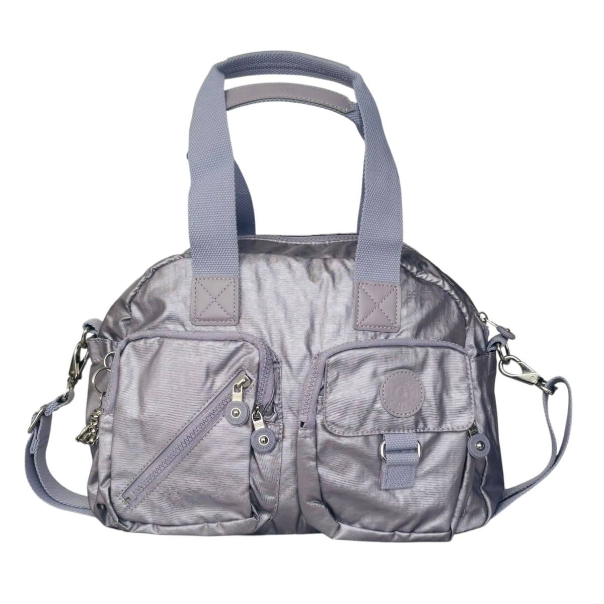 Bolsa Crossbody Kipling Color Lila Metálico Satinado Defea