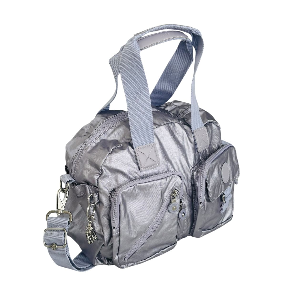 Bolsa Crossbody Kipling Color Lila Metálico Satinado Defea