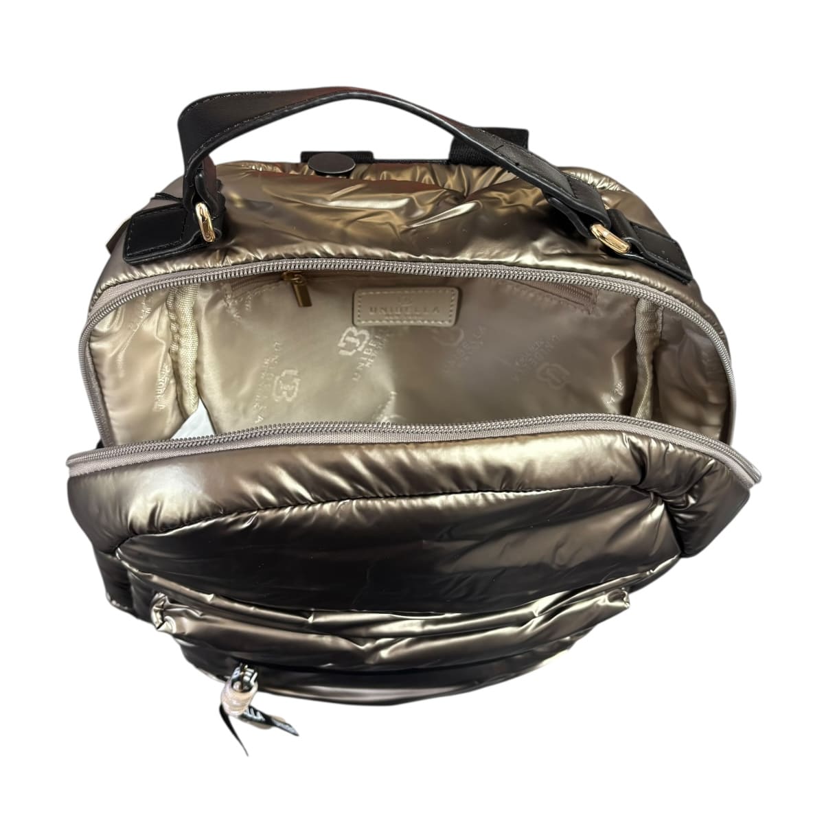 Mochila Casual Luxo Brand Unibella Dorado