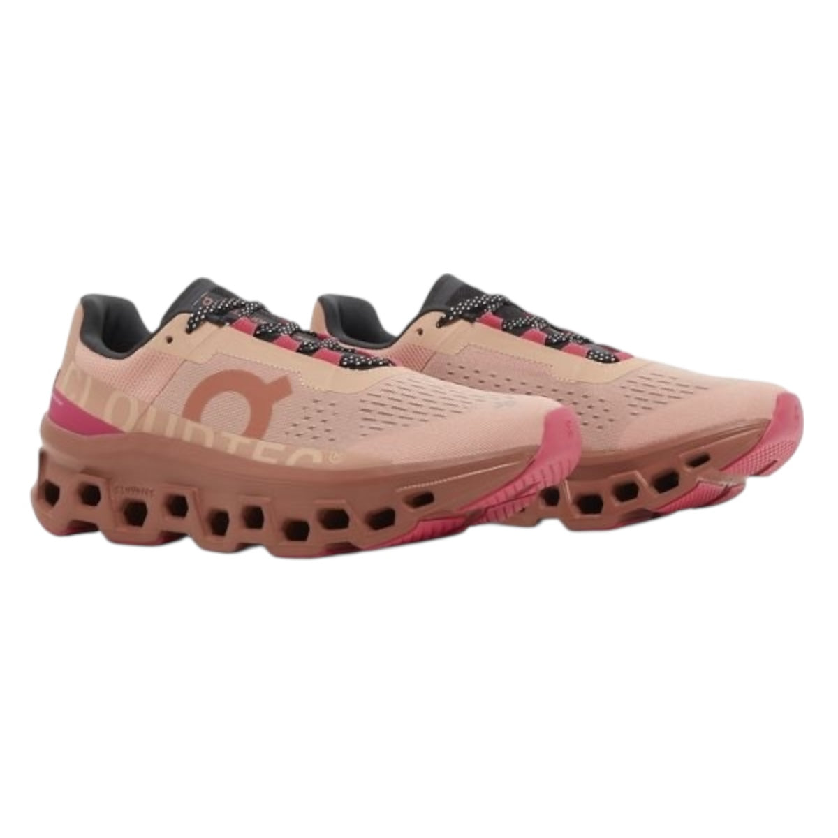 Tenis On Cloudmonster Rosa Fuerte