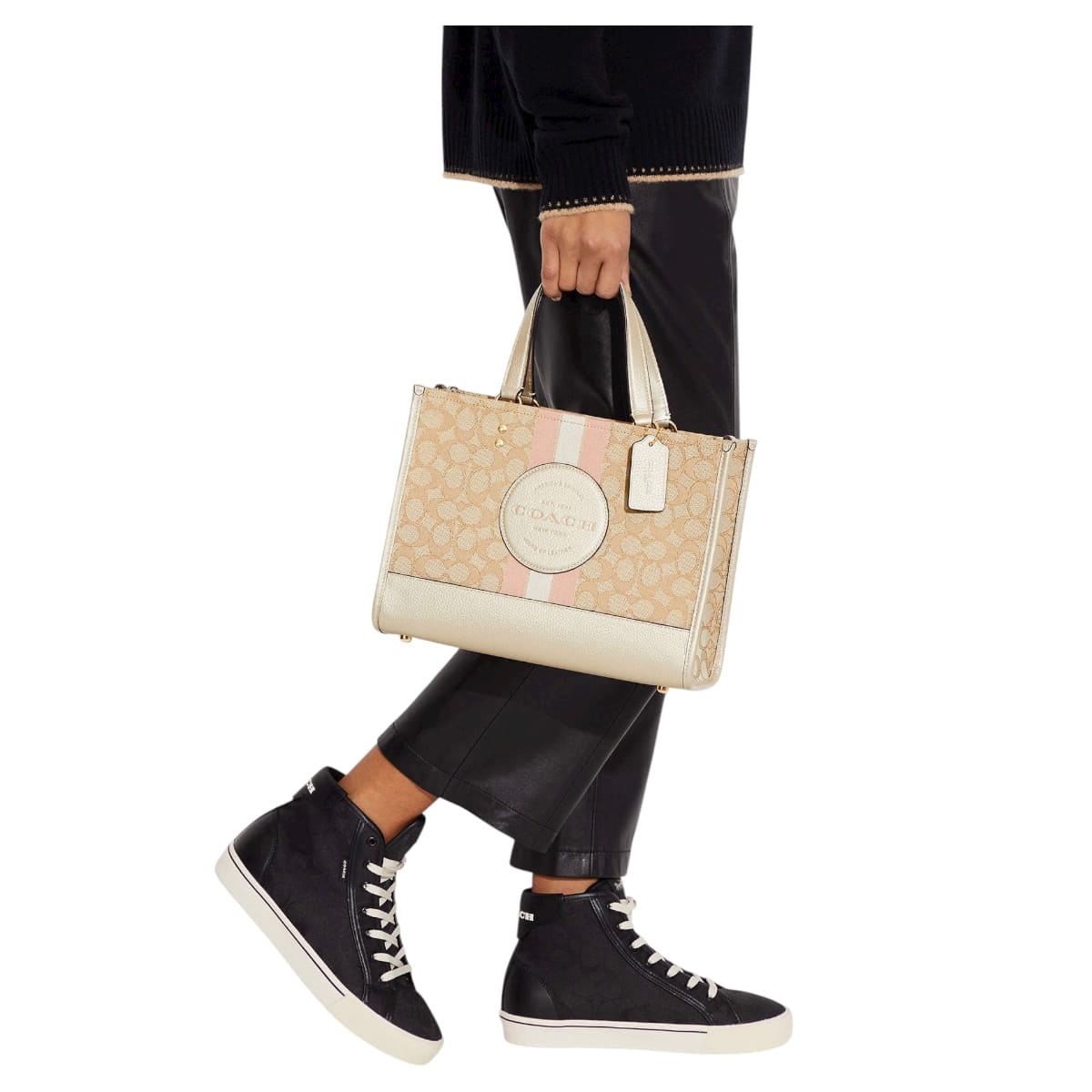 Bolsa Coach Dempsey Color Beige