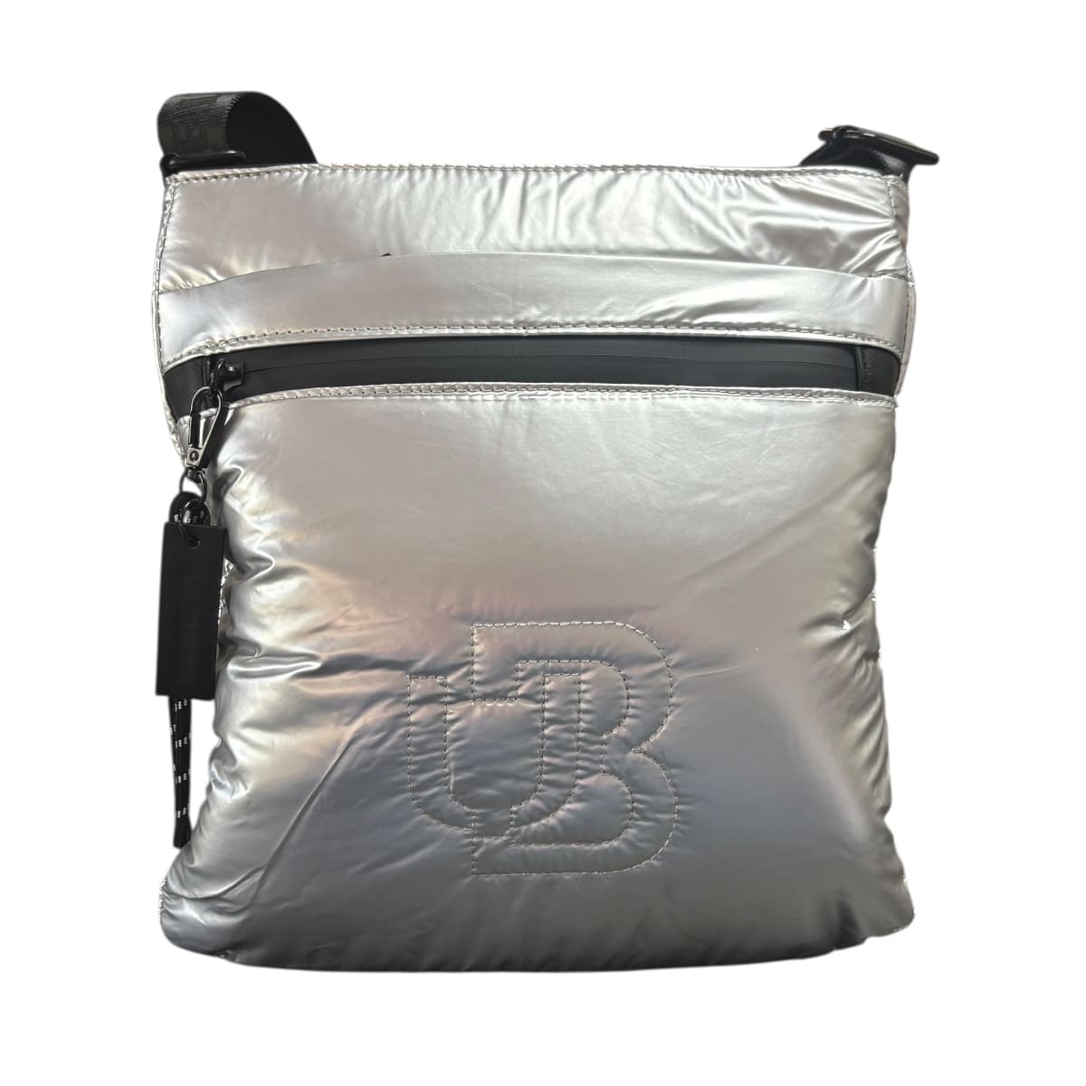 Bolsa Tote Cross Luxo Brand Unibella Color Plata