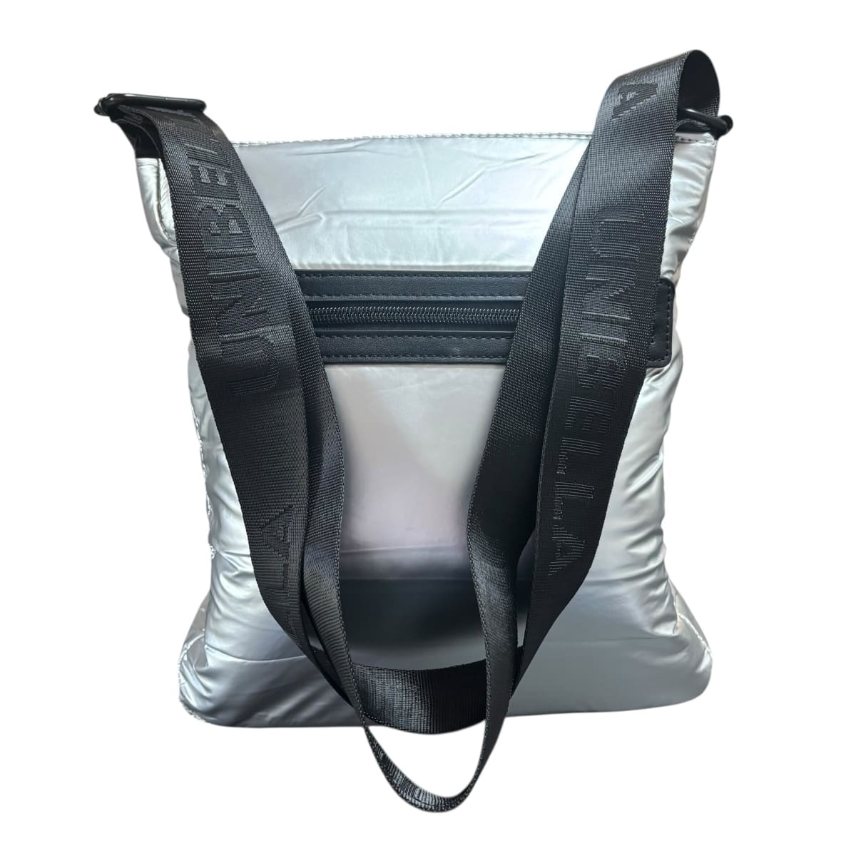 Bolsa Tote Cross Luxo Brand Unibella Color Plata