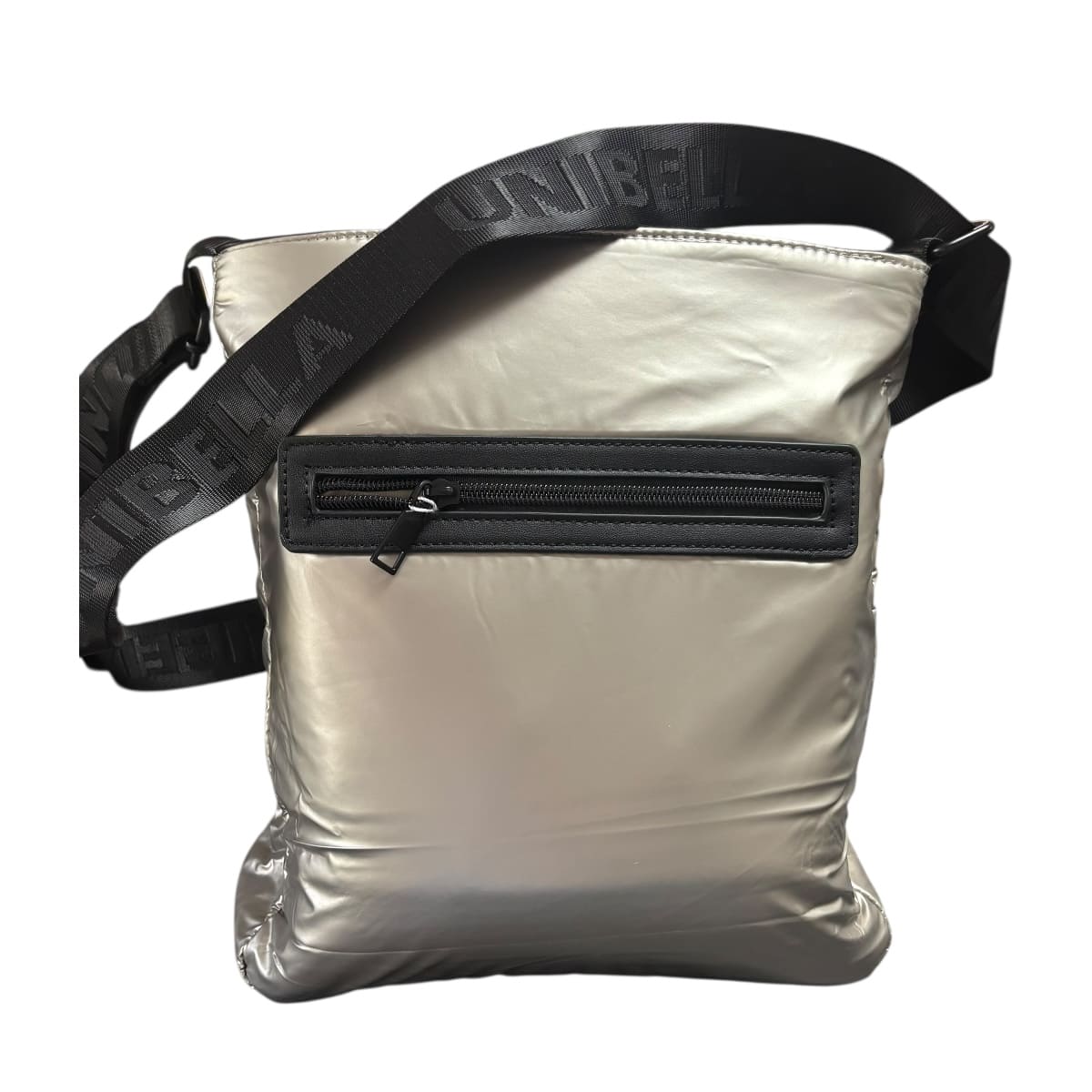 Bolsa Tote Cross Luxo Brand Unibella Color Plata