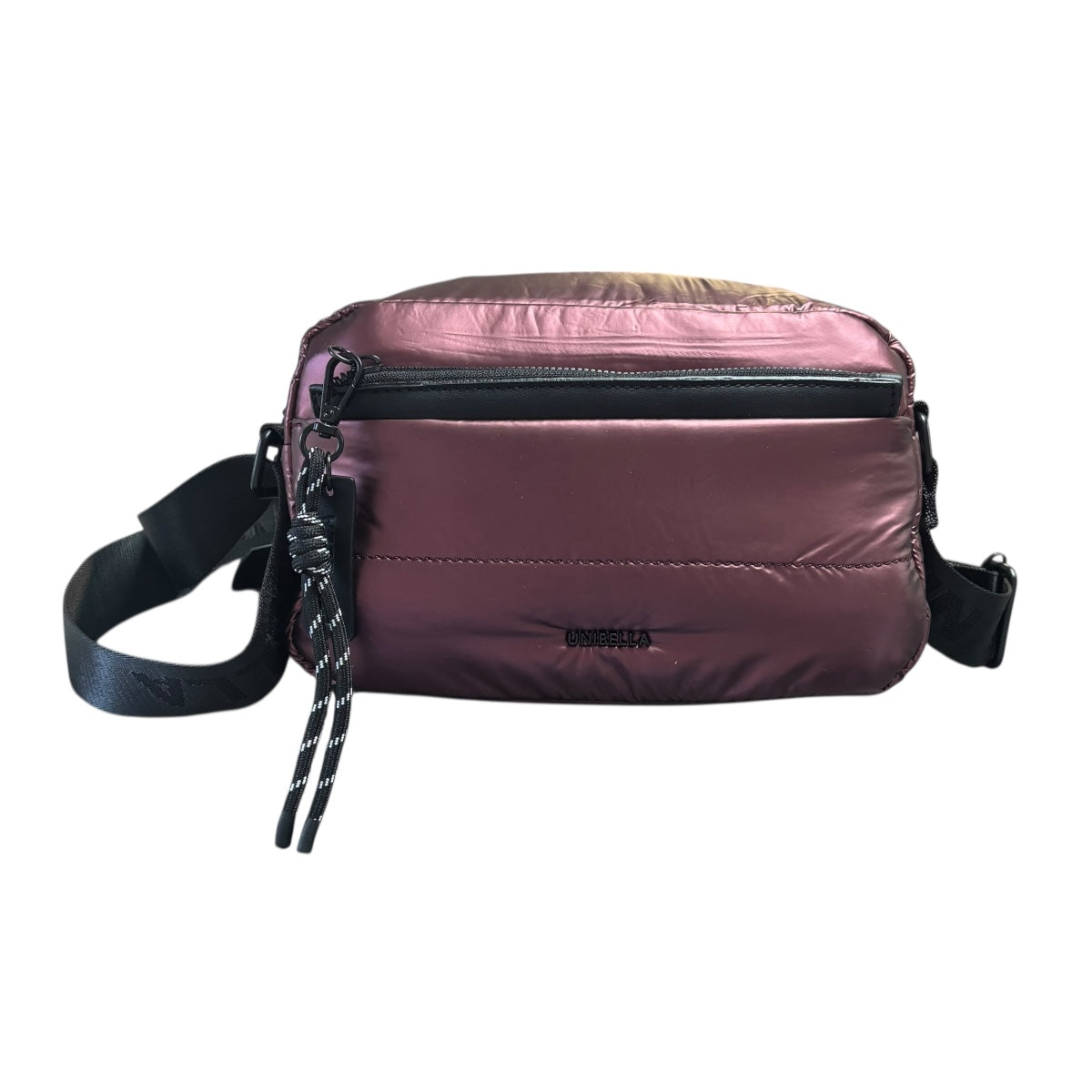 Bolsa Crossbody Luxo Brand Unibella Color Vino
