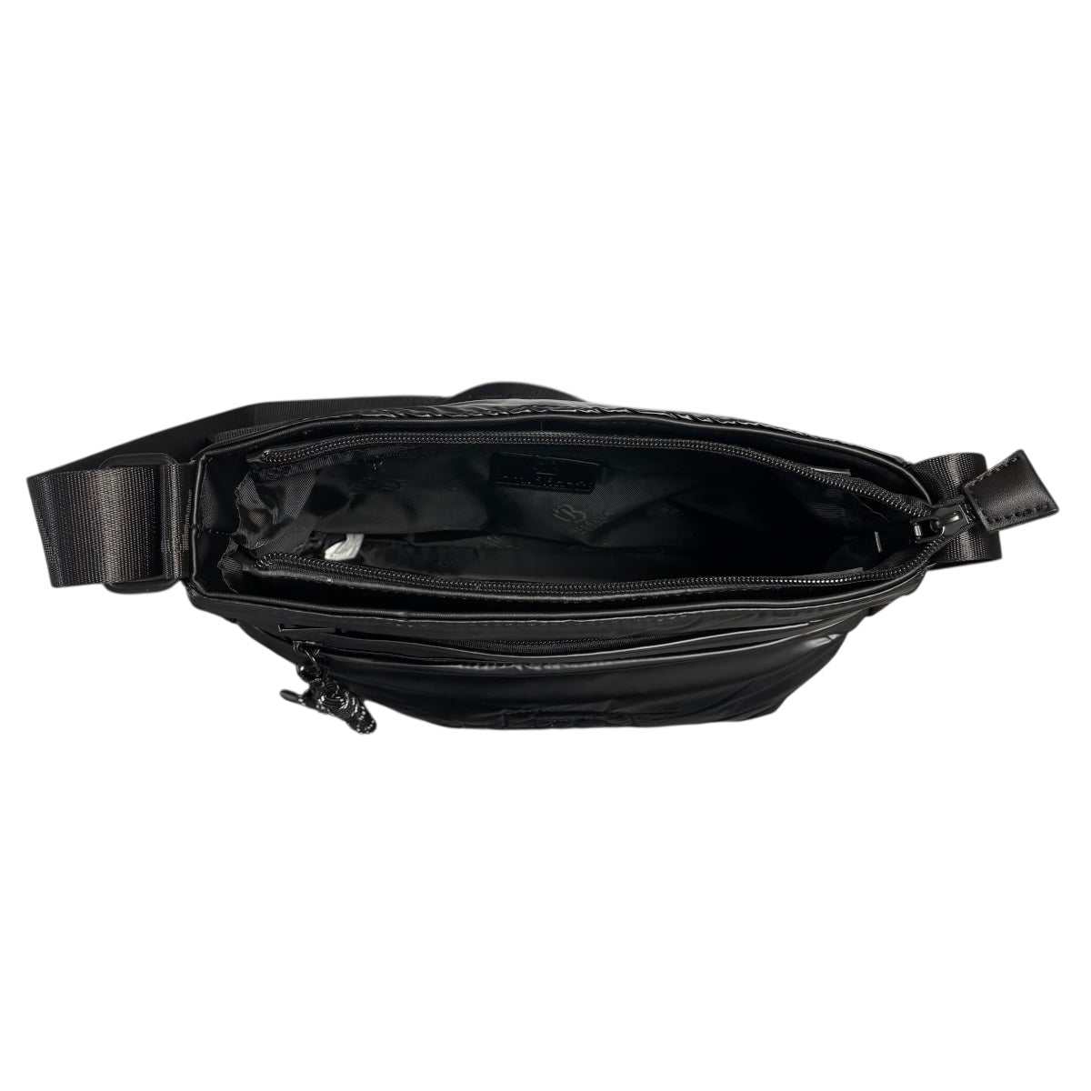 Bolsa Tote Cross Luxo Brand Unibella Color Negro