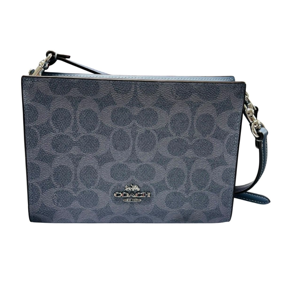 Bolsa Crossbody Coach Color Azul Grey