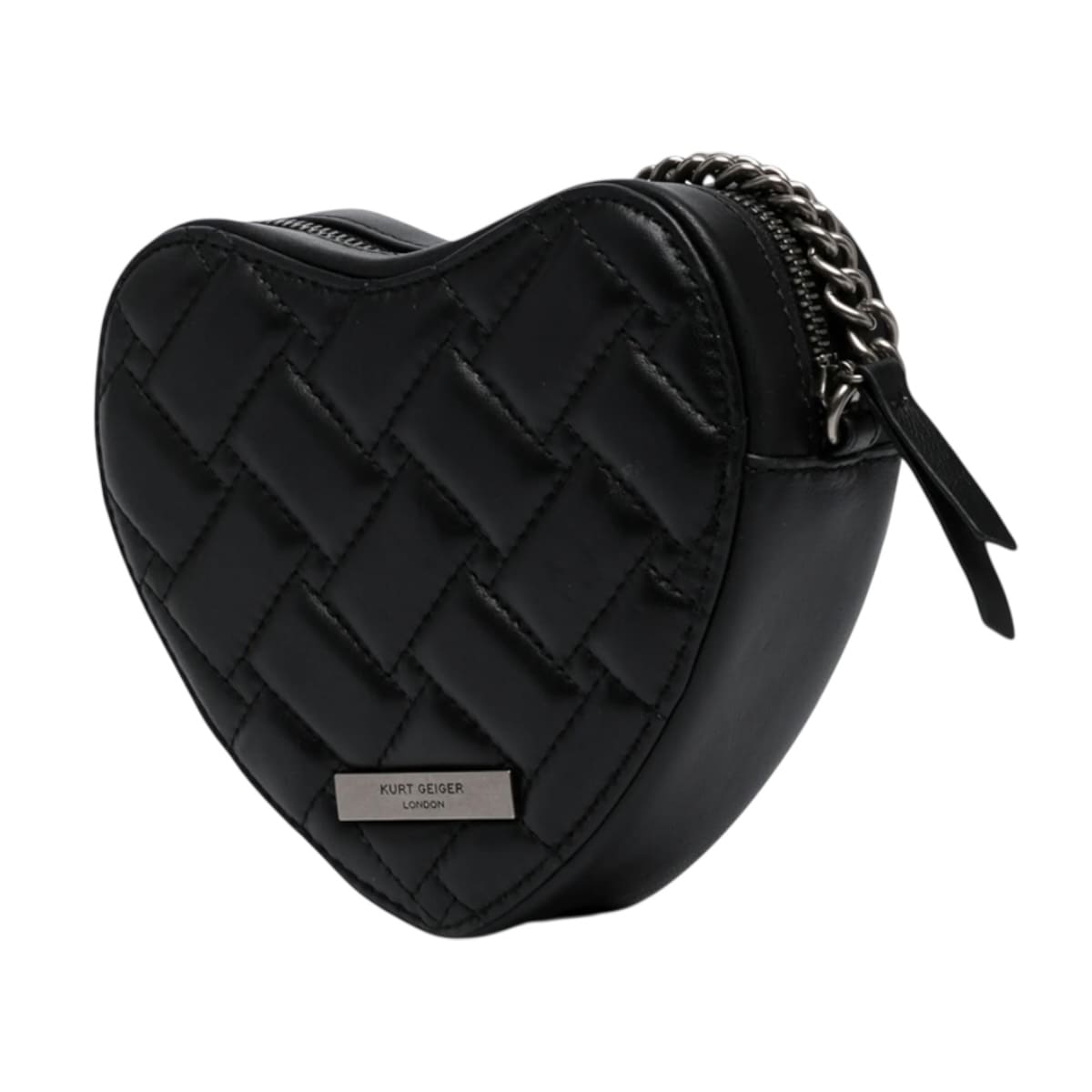 Bolsa Crossbody Kurt Geiger Kensington Heart Negro