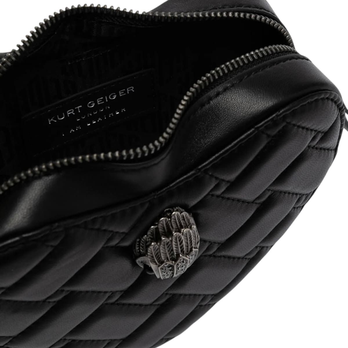 Bolsa Crossbody Kurt Geiger Kensington Heart Negro