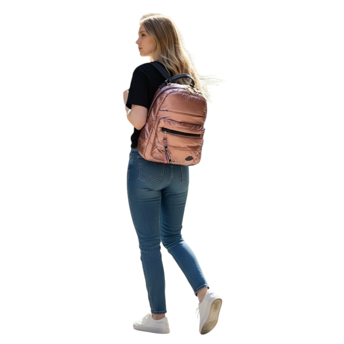 Mochila Casual Luxo Brand Unibella Rosa