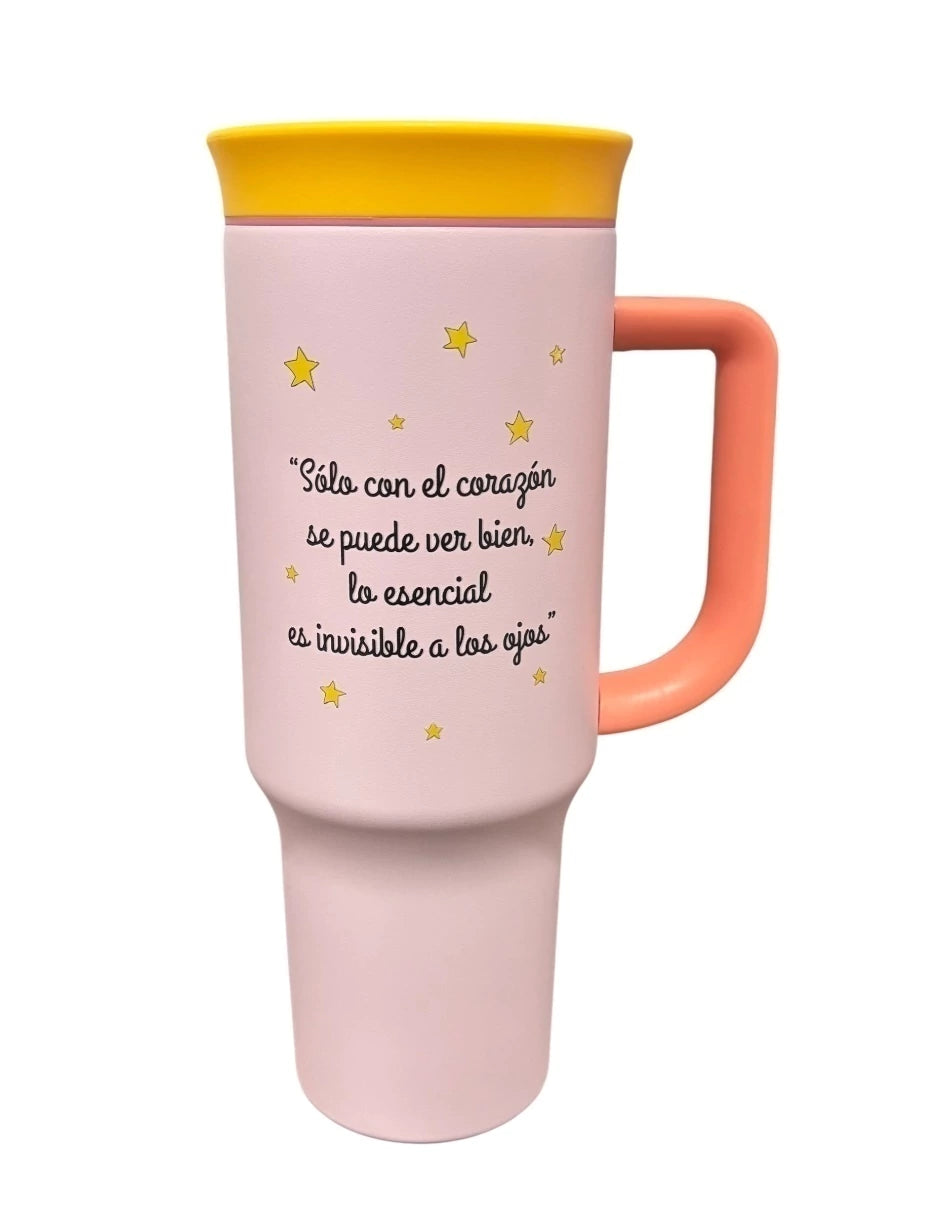 Termo Color Rosa El Principito 1.2 Litros