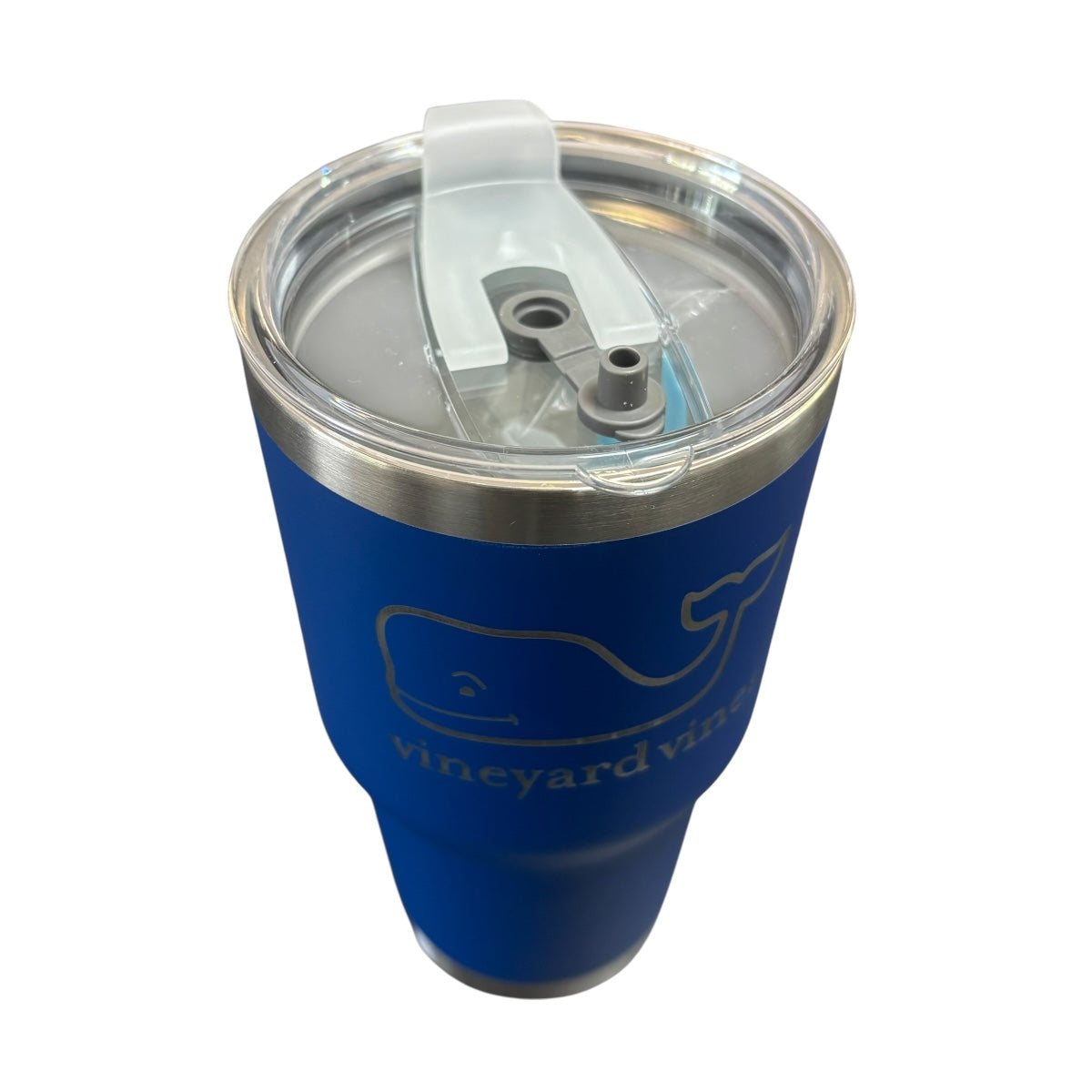 Termo De Acero Inoxidable Macarena Brand Color Azul Vineyard Vines 887 Mililitros