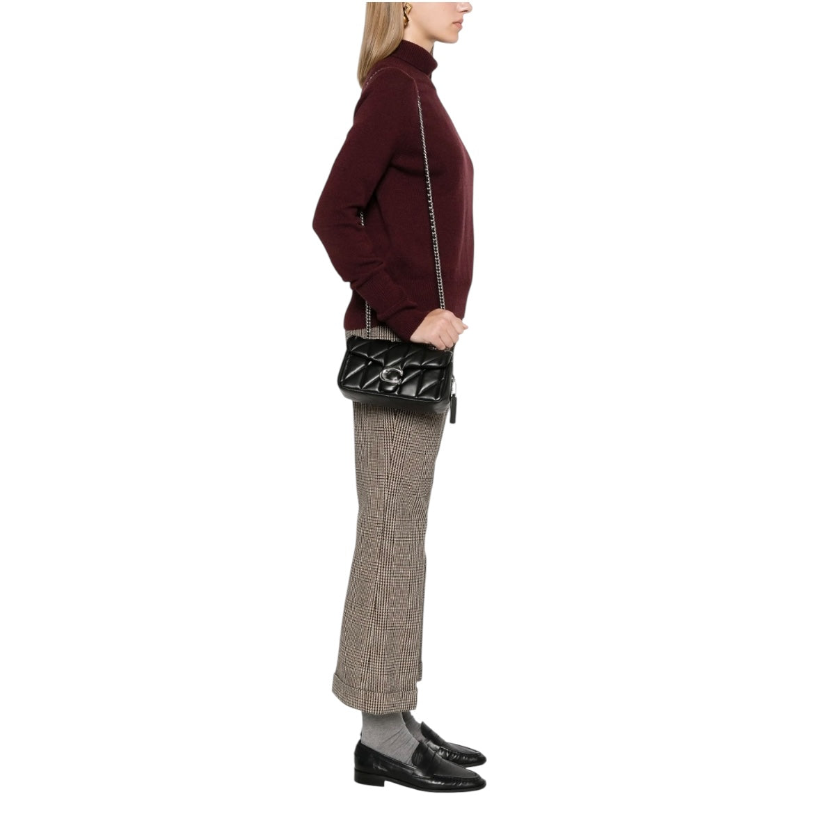 Bolsa Crossbody Coach Color Negro Tabby