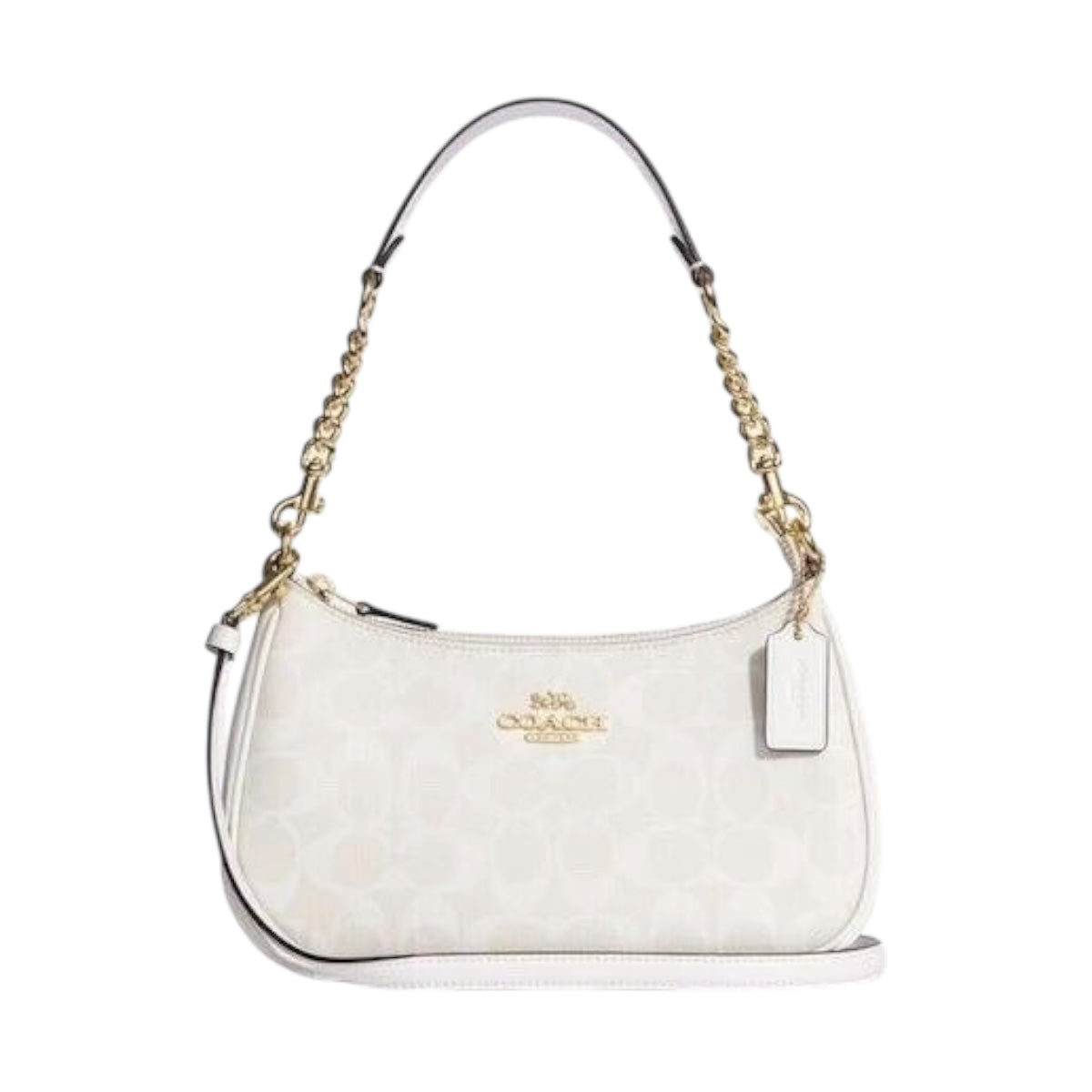 Bolsa Crossbody Coach Color Blanco Teri