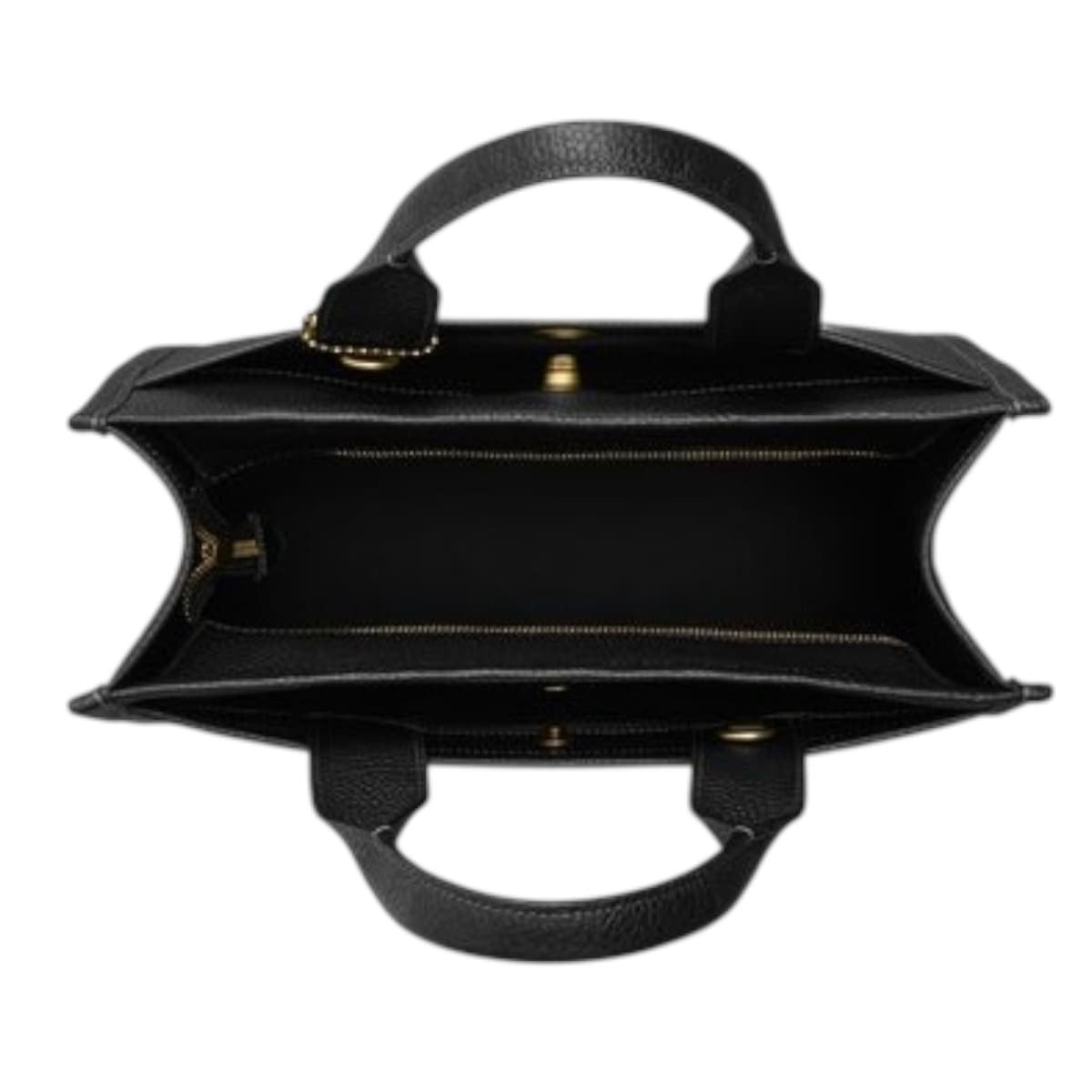 Bolsa Tote Coach Color Negra Cargo Bubble con Logo Bordado