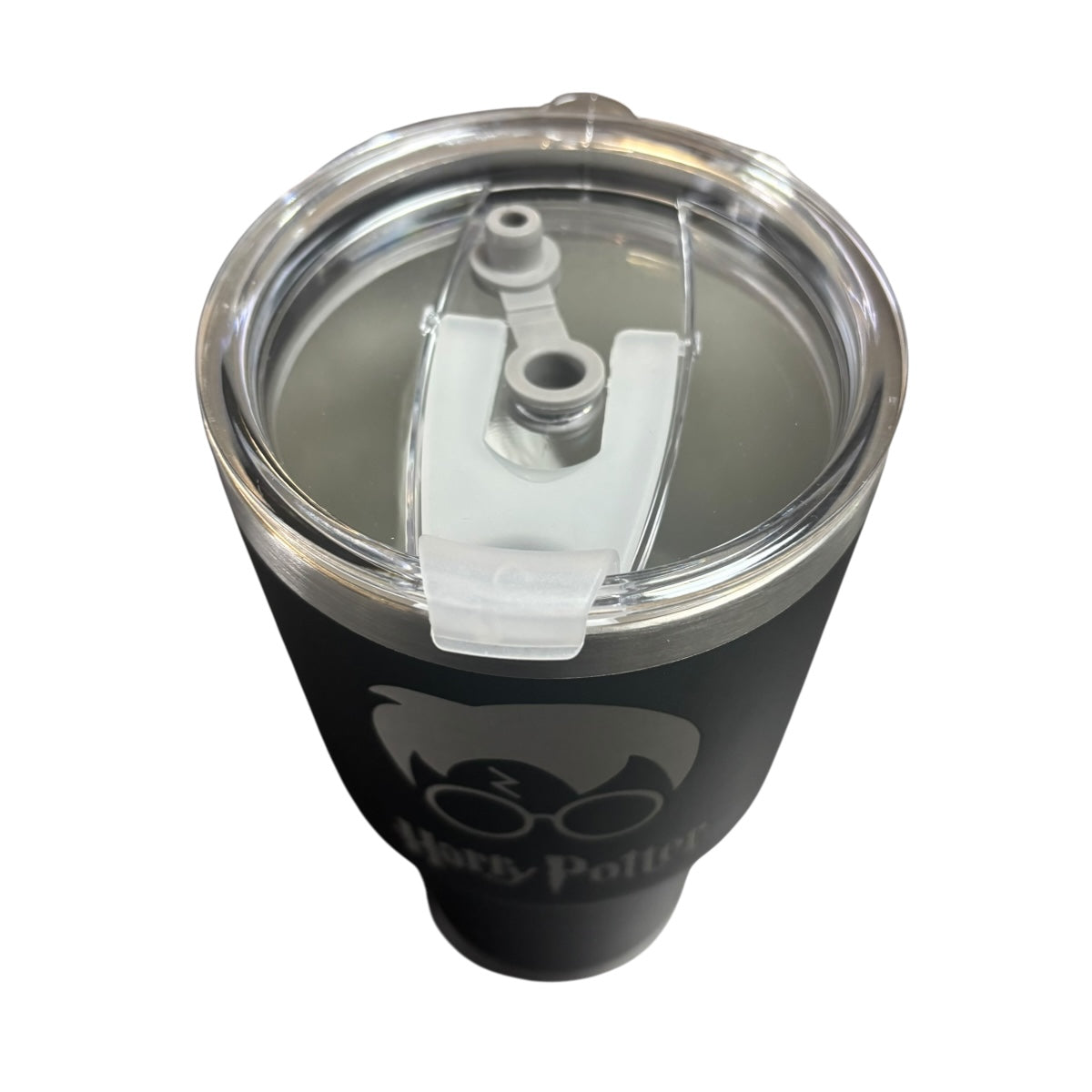 Termo De Acero Inoxidable Macarena Brand Color Negro Harry Potter 887 Mililitros