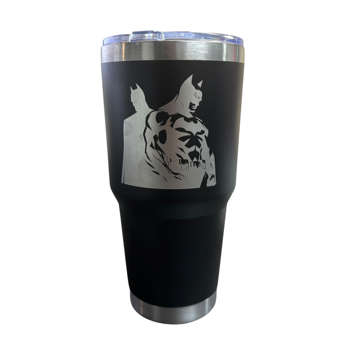 Termo De Acero Inoxidable Macarena Brand Color Negro Batman 887 Mililitros