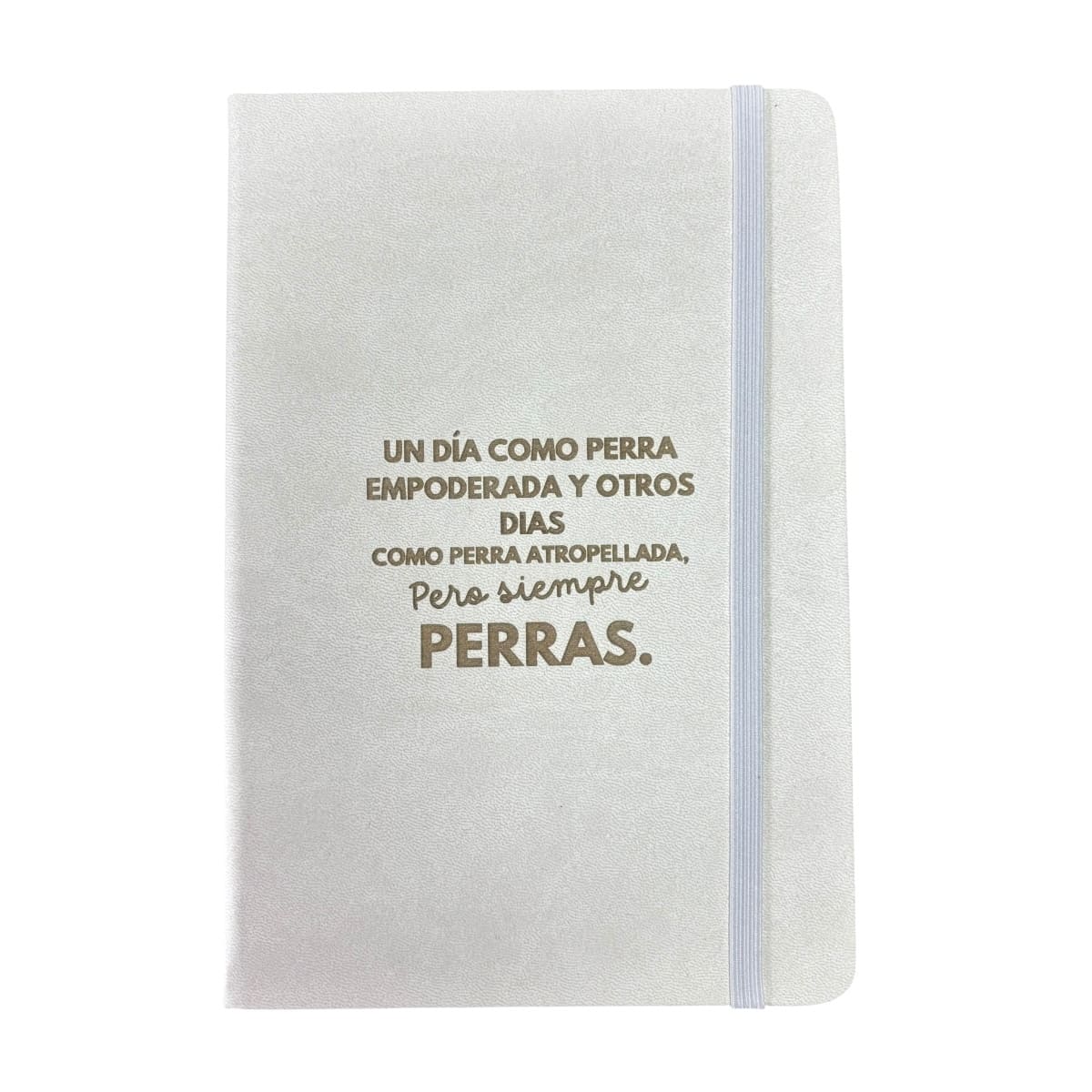 Libreta Estilo Francés Color Blanco Hojas Rayadas