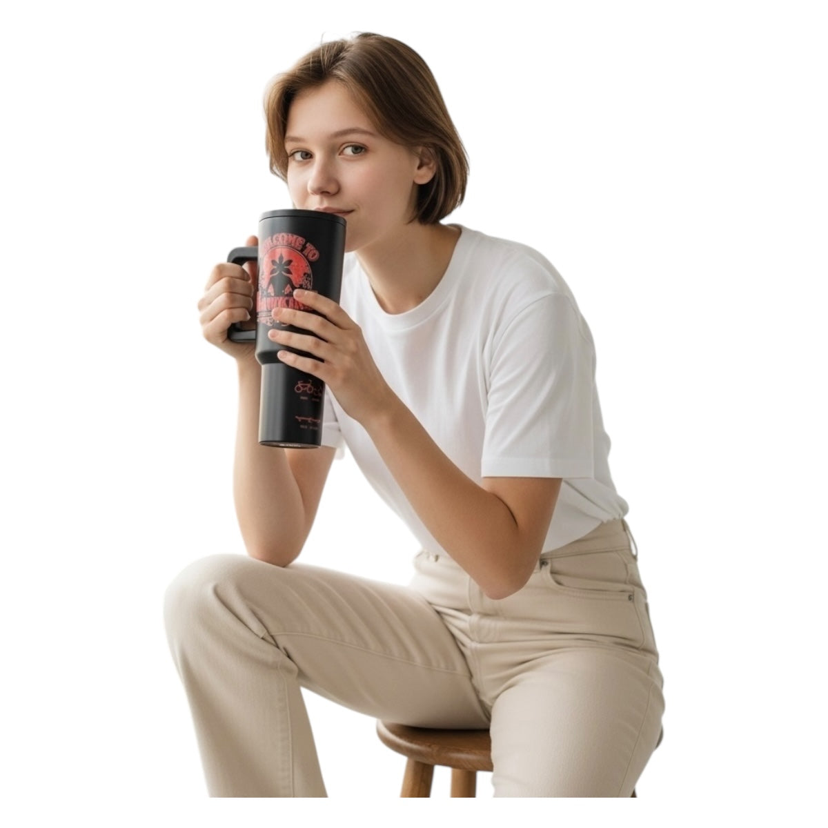 Termo Luxo Mx Stranger Things Negro