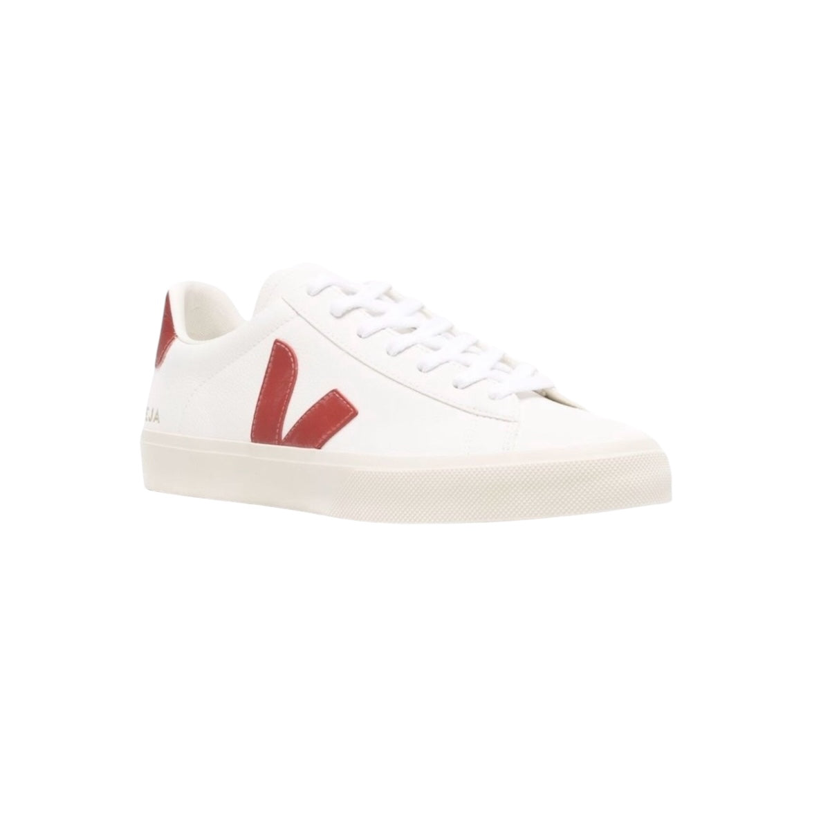 Tenis Veja Campo Blanco Con Rojo Hombre