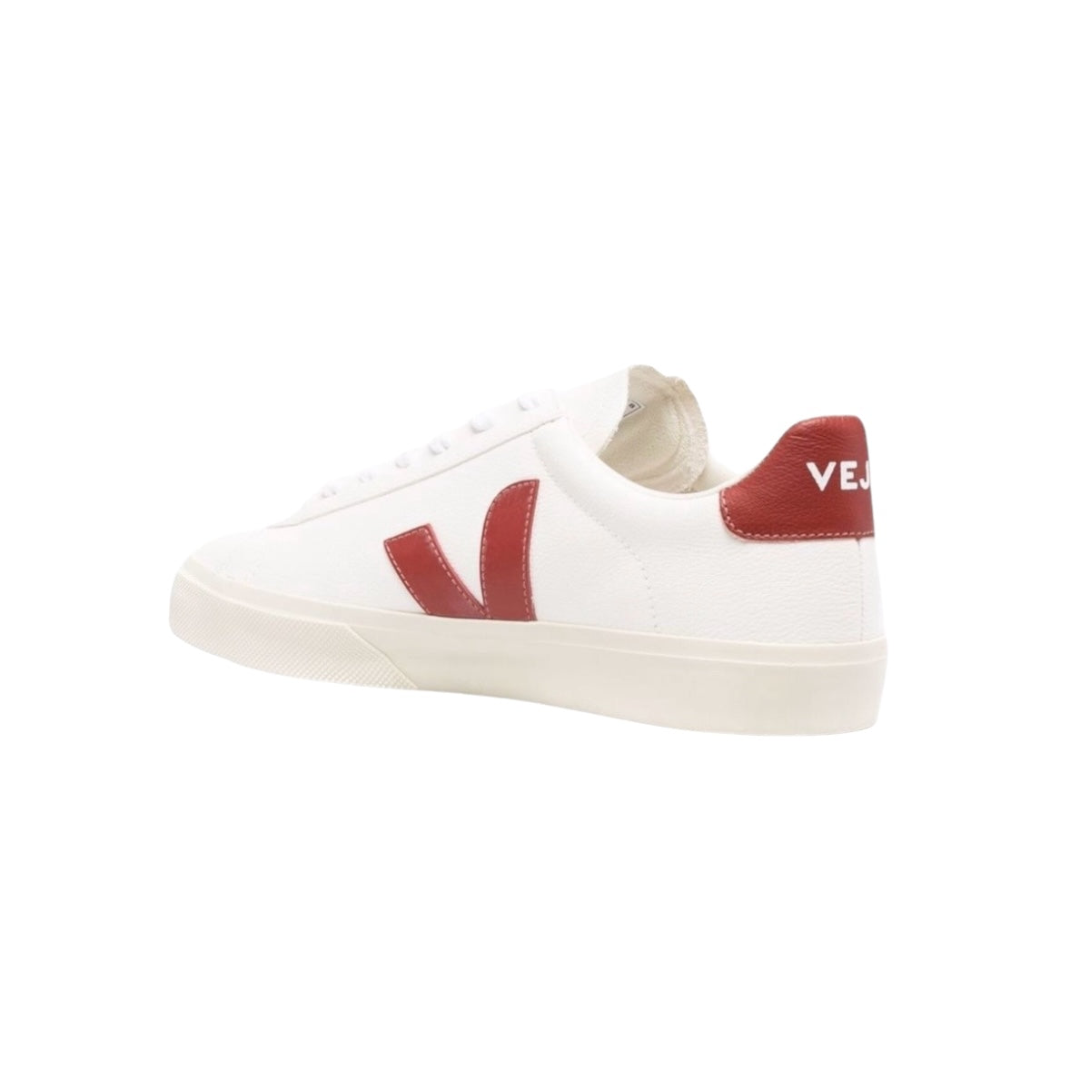 Tenis Veja Campo Blanco Con Rojo Hombre