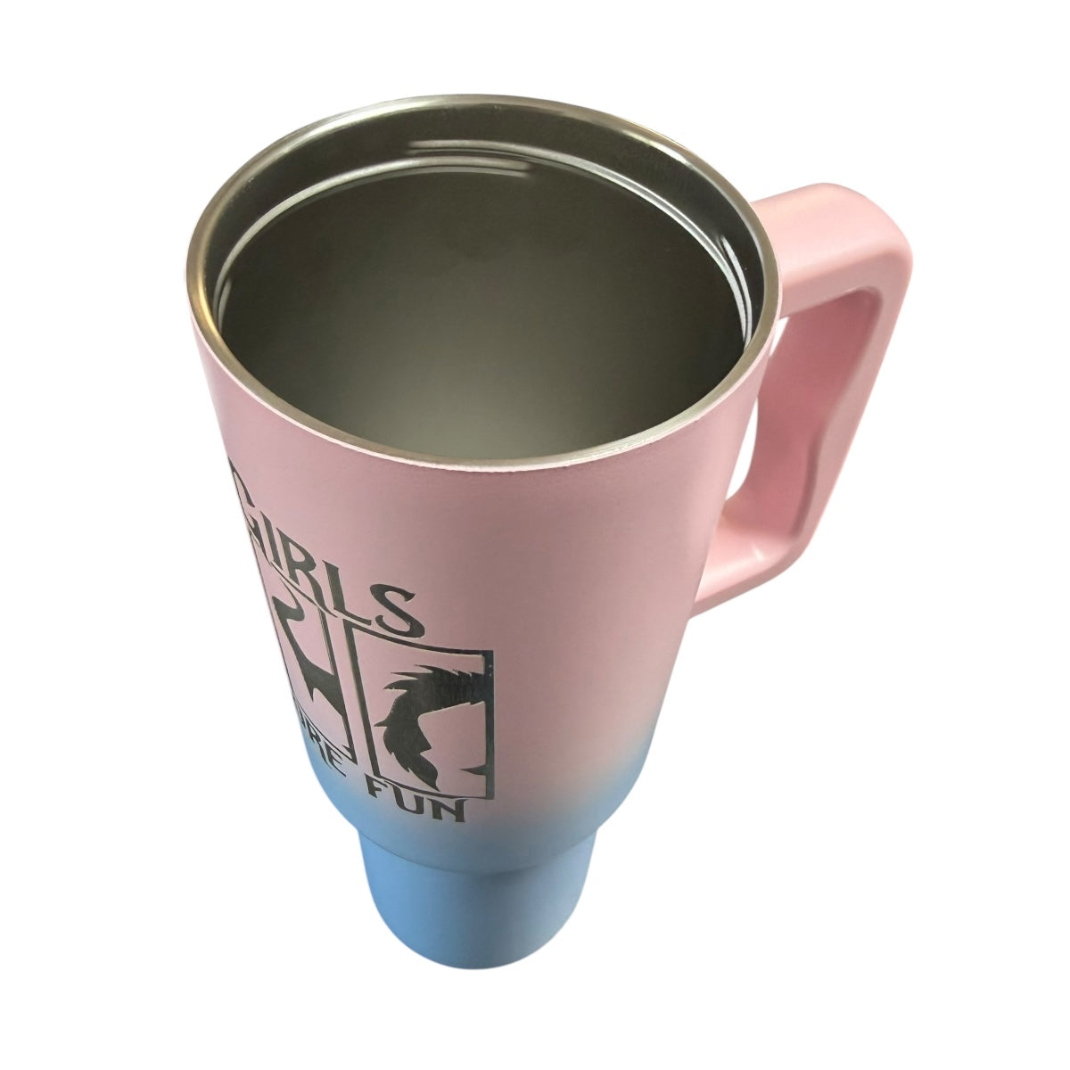 Termo Bad Girls Azul Con Rosa