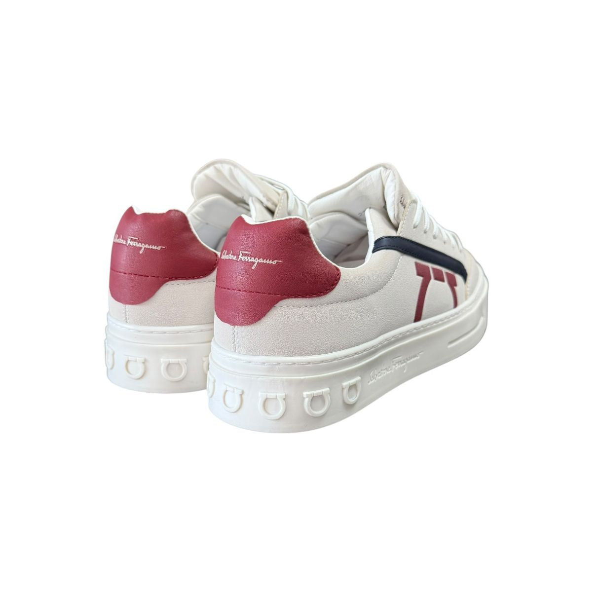 Tenis Ferragamo Gancio Marfil