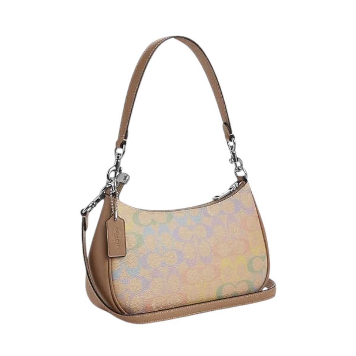 Bolsa Coach Crossbody Teri Rosa Claro
