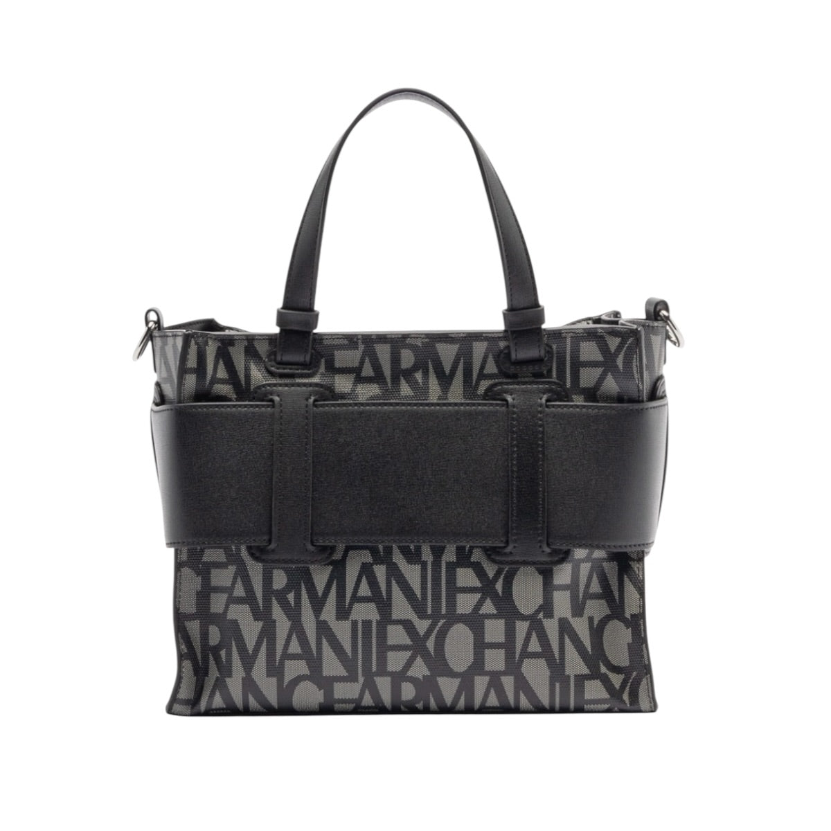 Bolsa Armani Exchange Monogram Shoulder Gris